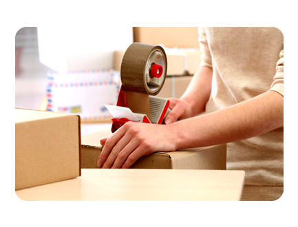 Brown Packing Tape (Parcel Tape, hot melt of Acrylic)